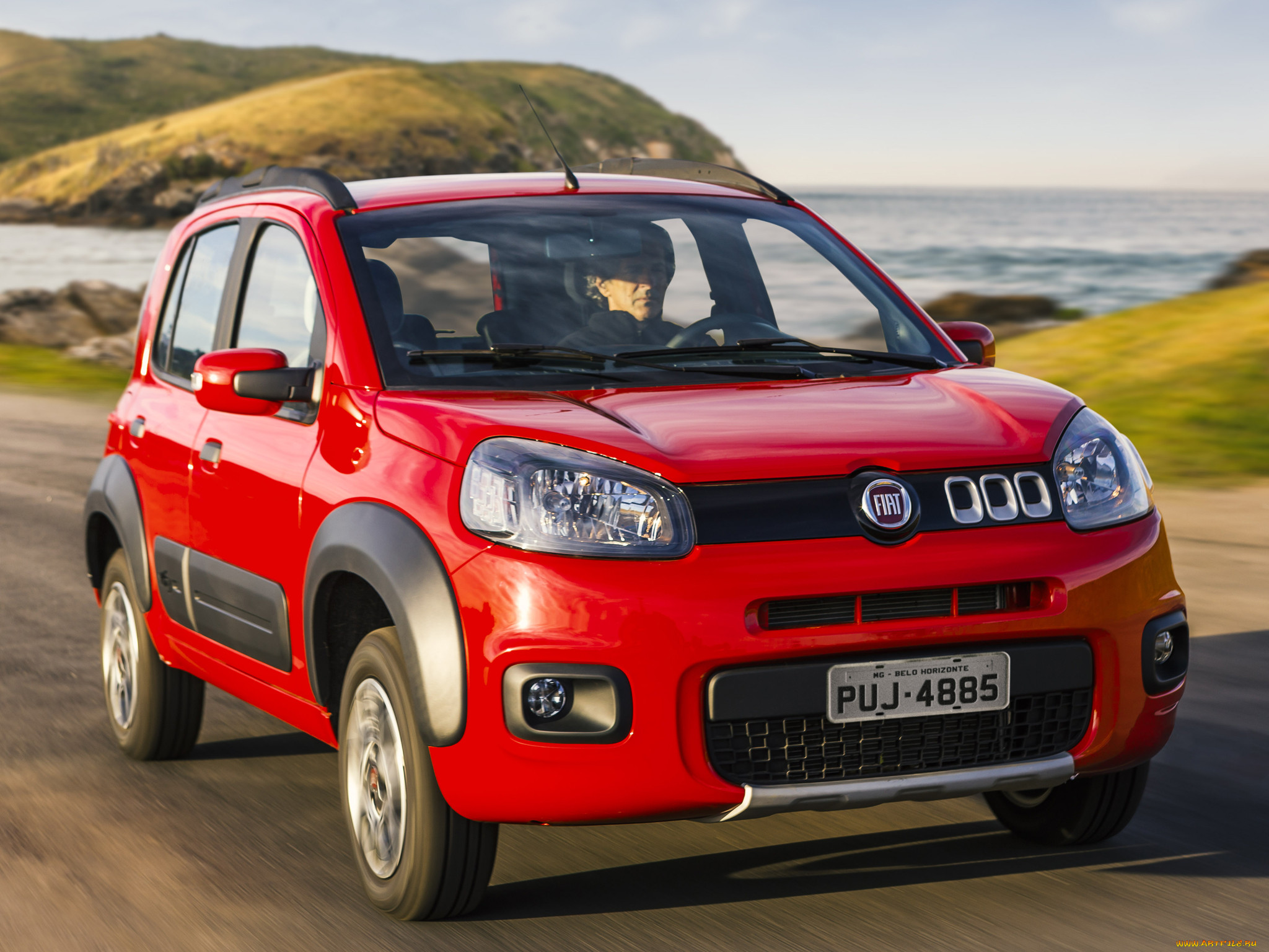 , fiat, uno, way, 2014, 